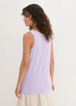 Mujer bonprix bonprix Top largo de algodón orgánico puro (5 unidades)