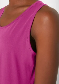 Mujer bonprix bonprix Top largo de algodón orgánico puro (5 unidades)