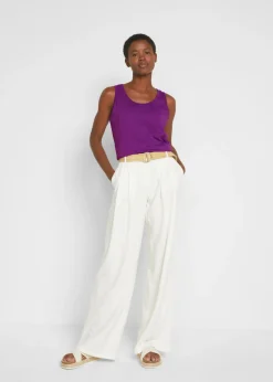 Mujer bonprix bonprix Top largo de algodón orgánico puro (5 unidades)