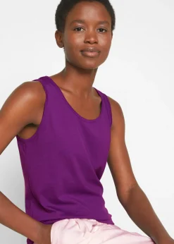 Mujer bonprix bonprix Top largo de algodón orgánico puro (5 unidades)