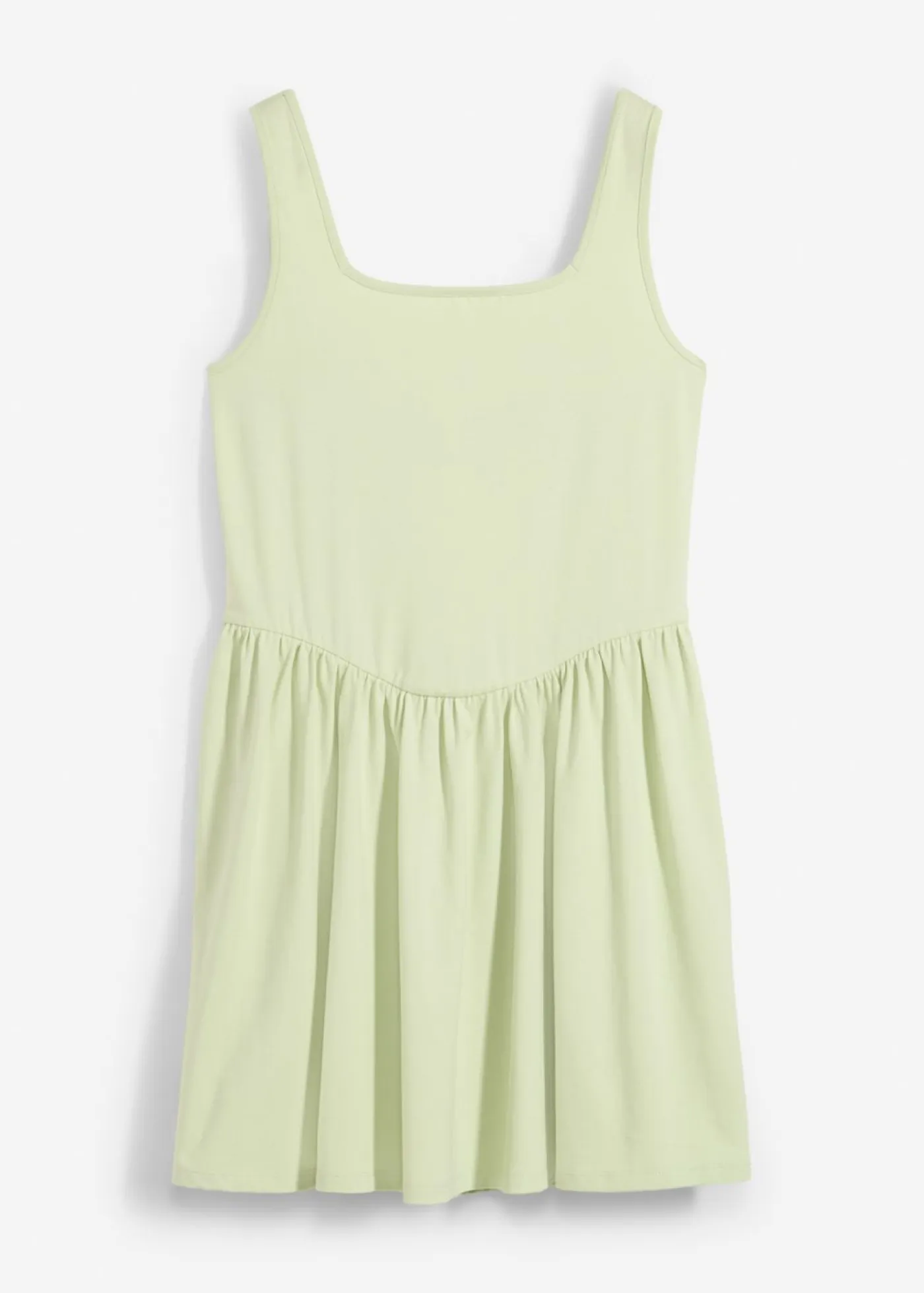 bonprix bonprix Camisetas>Top largo de mezcla de algodón elástico Salvia suave