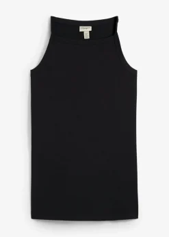 Mujer bonprix bonprix Top largo de mezcla de algodón elástico