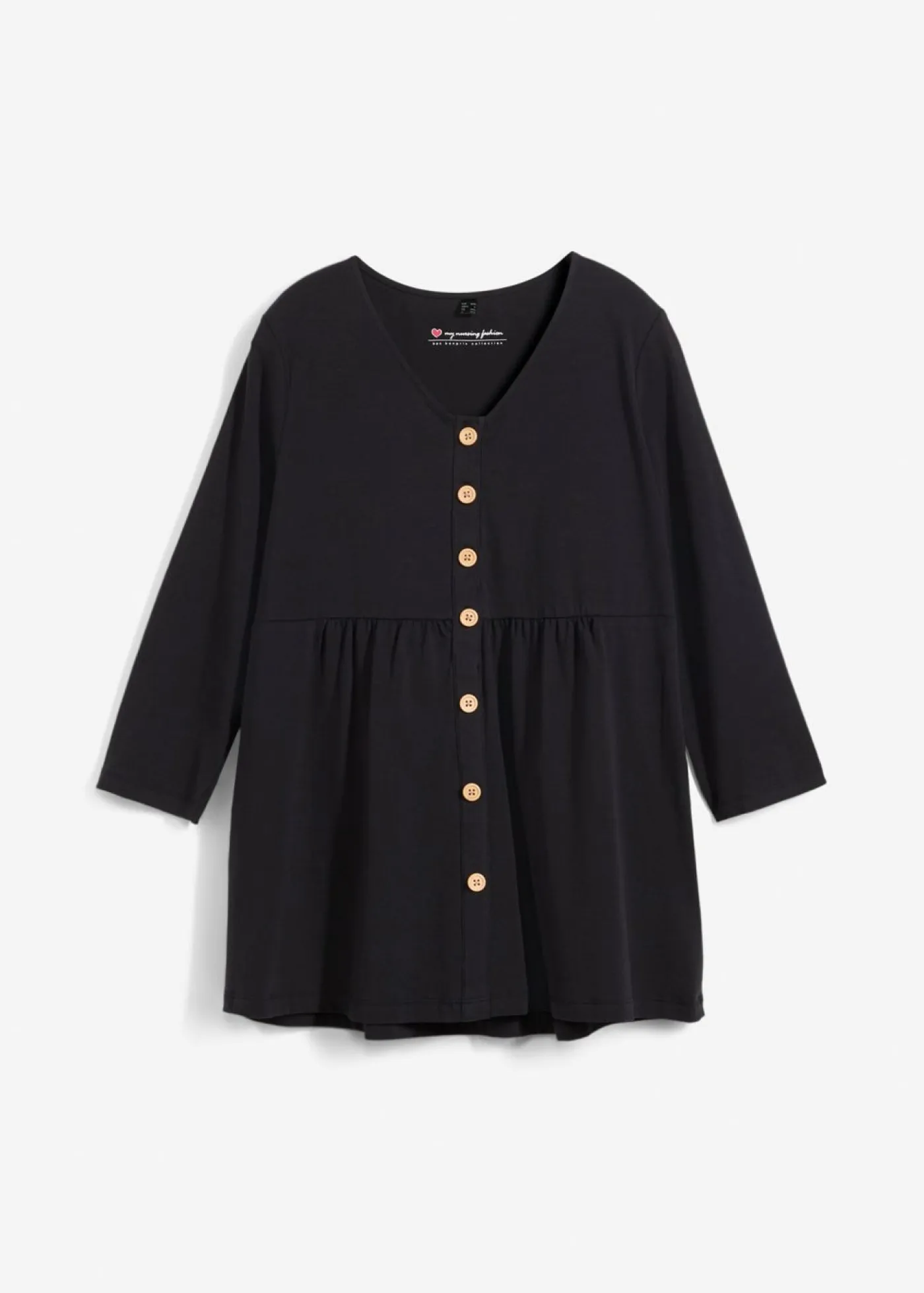 Mujer bonprix bonprix Top premamá/de lactancia 2 en 1 de algodón orgánico