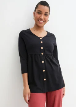 Mujer bonprix bonprix Top premamá/de lactancia 2 en 1 de algodón orgánico