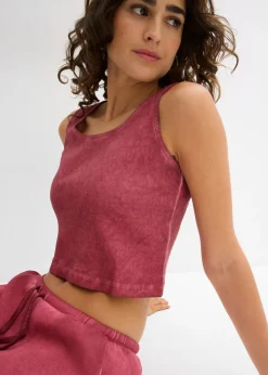 Mujer bonprix bonprix Top sin mangas de algodón orgánico puro