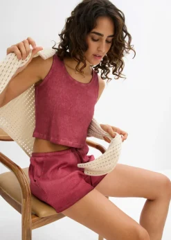 Mujer bonprix bonprix Top sin mangas de algodón orgánico puro