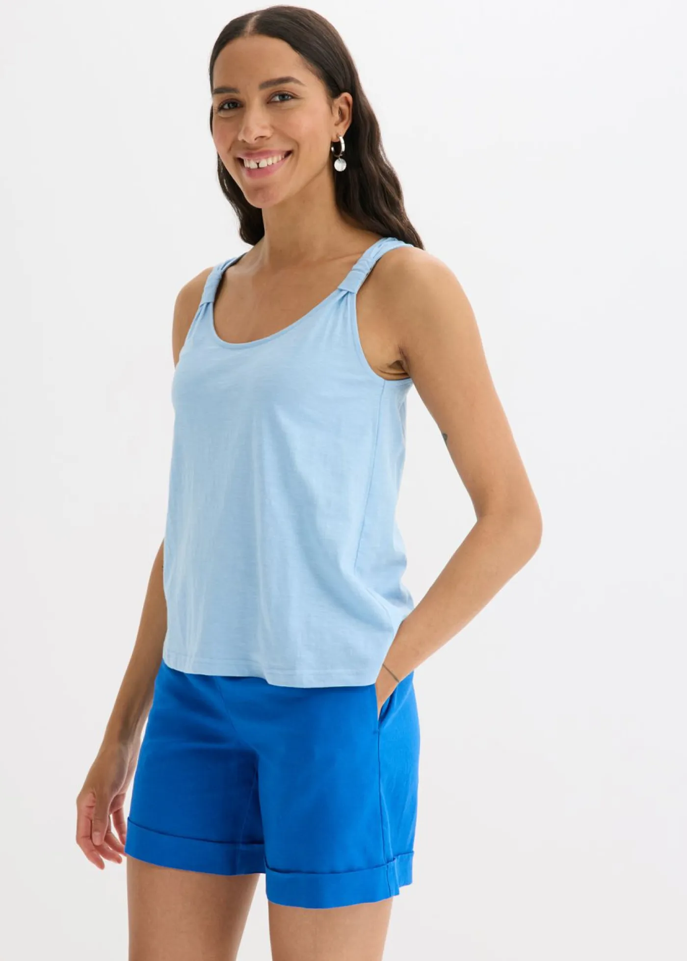 Mujer bonprix bonprix Top sin mangas de algodón orgánico puro