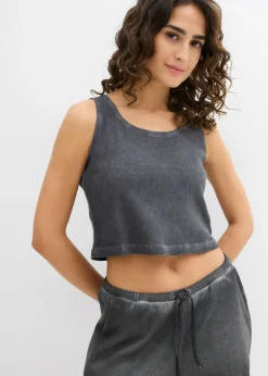 Mujer bonprix bonprix Top sin mangas de algodón orgánico puro