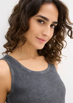 Mujer bonprix bonprix Top sin mangas de algodón orgánico puro