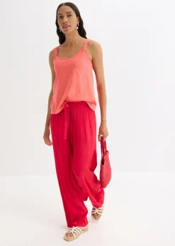 Mujer bonprix bonprix Top sin mangas de algodón orgánico puro