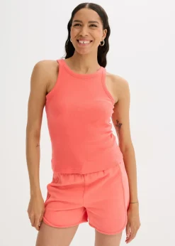 Mujer bonprix bonprix Top sin mangas de canalé