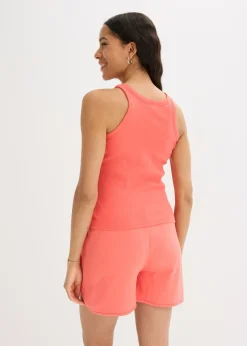 Mujer bonprix bonprix Top sin mangas de canalé