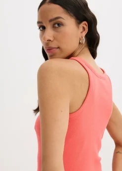 Mujer bonprix bonprix Top sin mangas de canalé