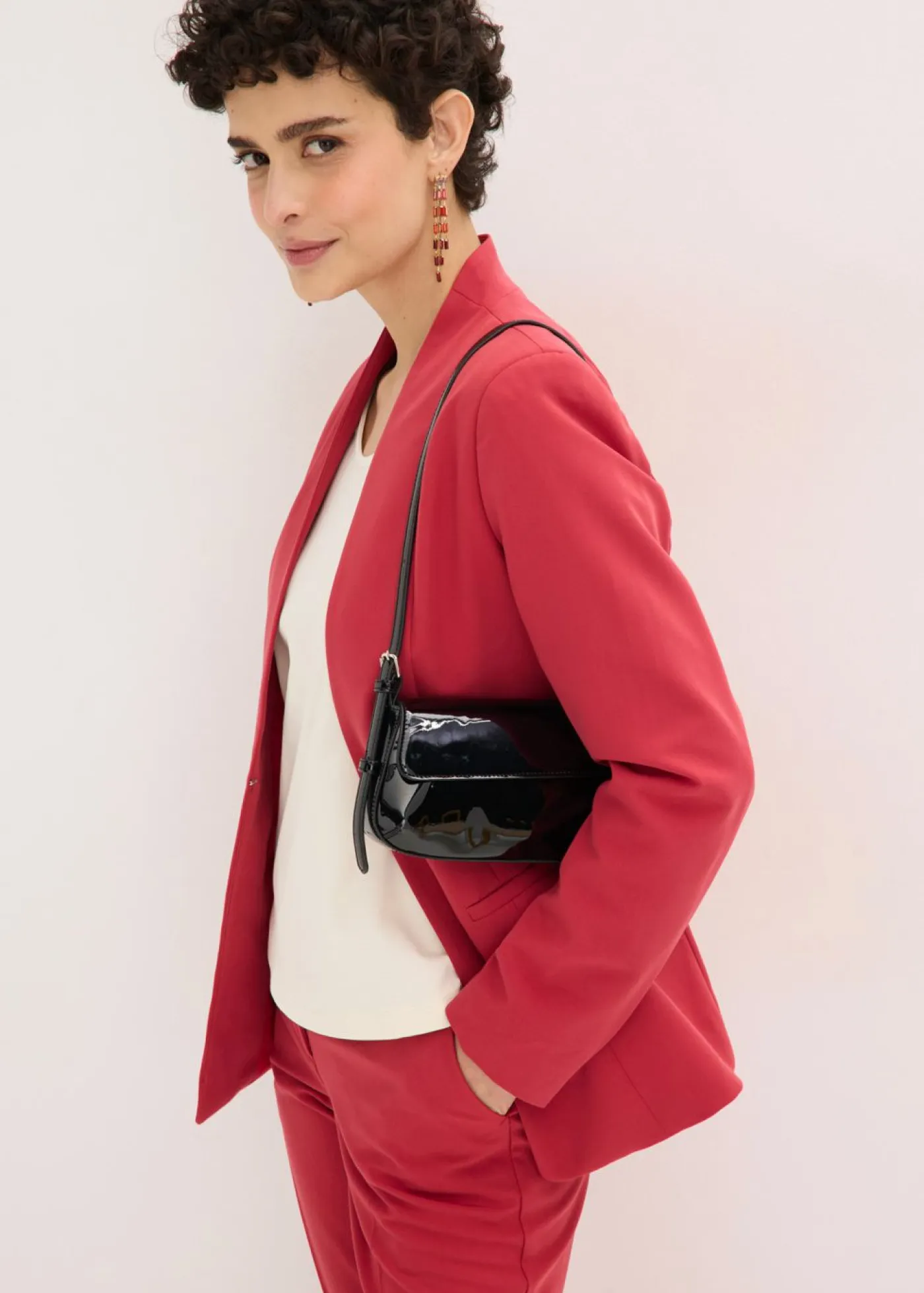 bonprix bonprix Blazers|Novedades>Traje con pantalón (2 piezas) Cereza