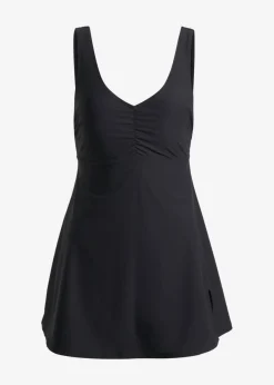 bonprix bonprix Vestidos Moldeadores|Trajes De Baño>Traje de baño con efecto moldeador medio y escote en V Negro