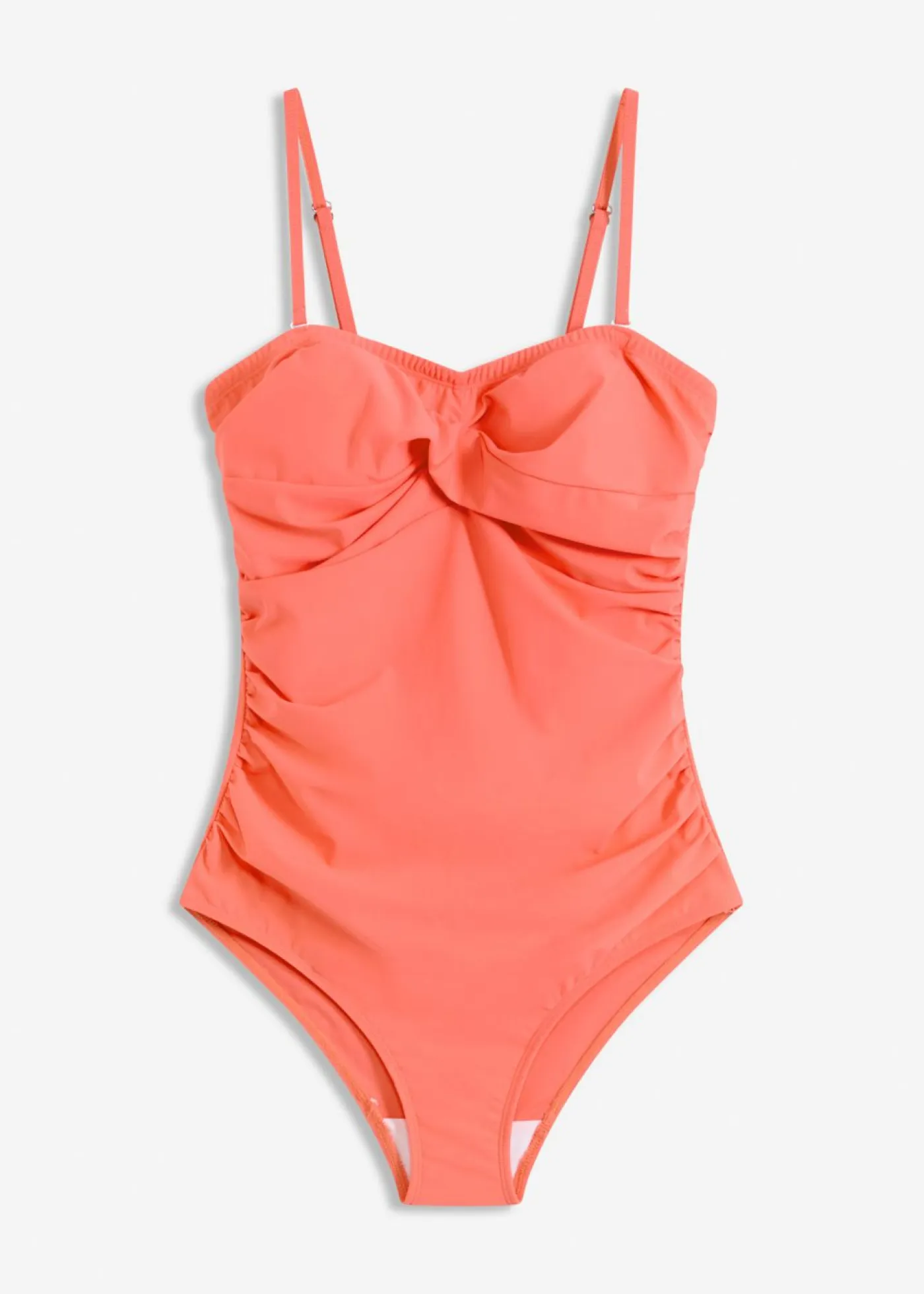 bonprix bonprix Vestidos Moldeadores|Bañadores>Traje de baño con efecto moldeador medio y aspecto cruzado Coral