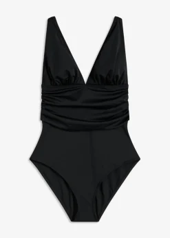 bonprix bonprix Bañadores>Traje de baño con escote en V Negro