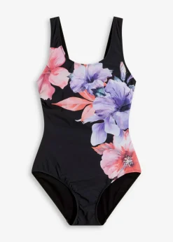 bonprix bonprix Vestidos Moldeadores|Bañadores>Traje de baño con ligero efecto moldeador Negro