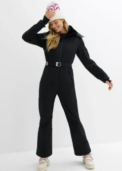 Mujer bonprix bonprix Traje de esquí de softshell con forro cálido y material impermeable