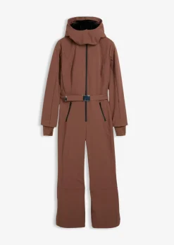 Mujer bonprix bonprix Traje de esquí de softshell con forro cálido y material impermeable