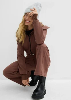 Mujer bonprix bonprix Traje de esquí de softshell con forro cálido y material impermeable