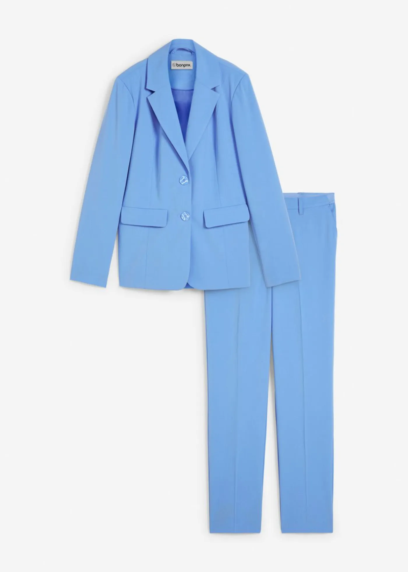bonprix bonprix Blazers|Pantalones>Traje de pantalón (2 piezas) azul provenzal