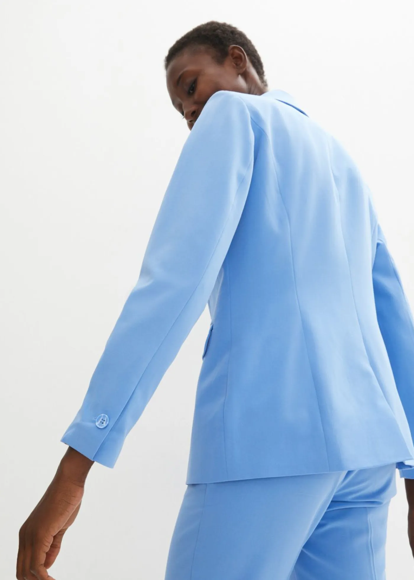 bonprix bonprix Blazers|Pantalones>Traje de pantalón (2 piezas) azul provenzal