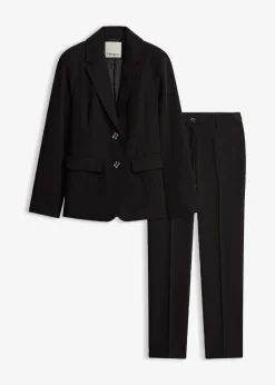 bonprix bonprix Blazers>Traje de pantalón (2 piezas) Negro