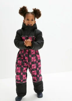 bonprix bonprix Ropa 2 A 9 Años·Pantalones Y Vaqueros|Ropa 2 A 9 Años·Prendas Exteriores Y Outdoor>Traje para la nieve impermeable, con forro cálido Negro/pink lady