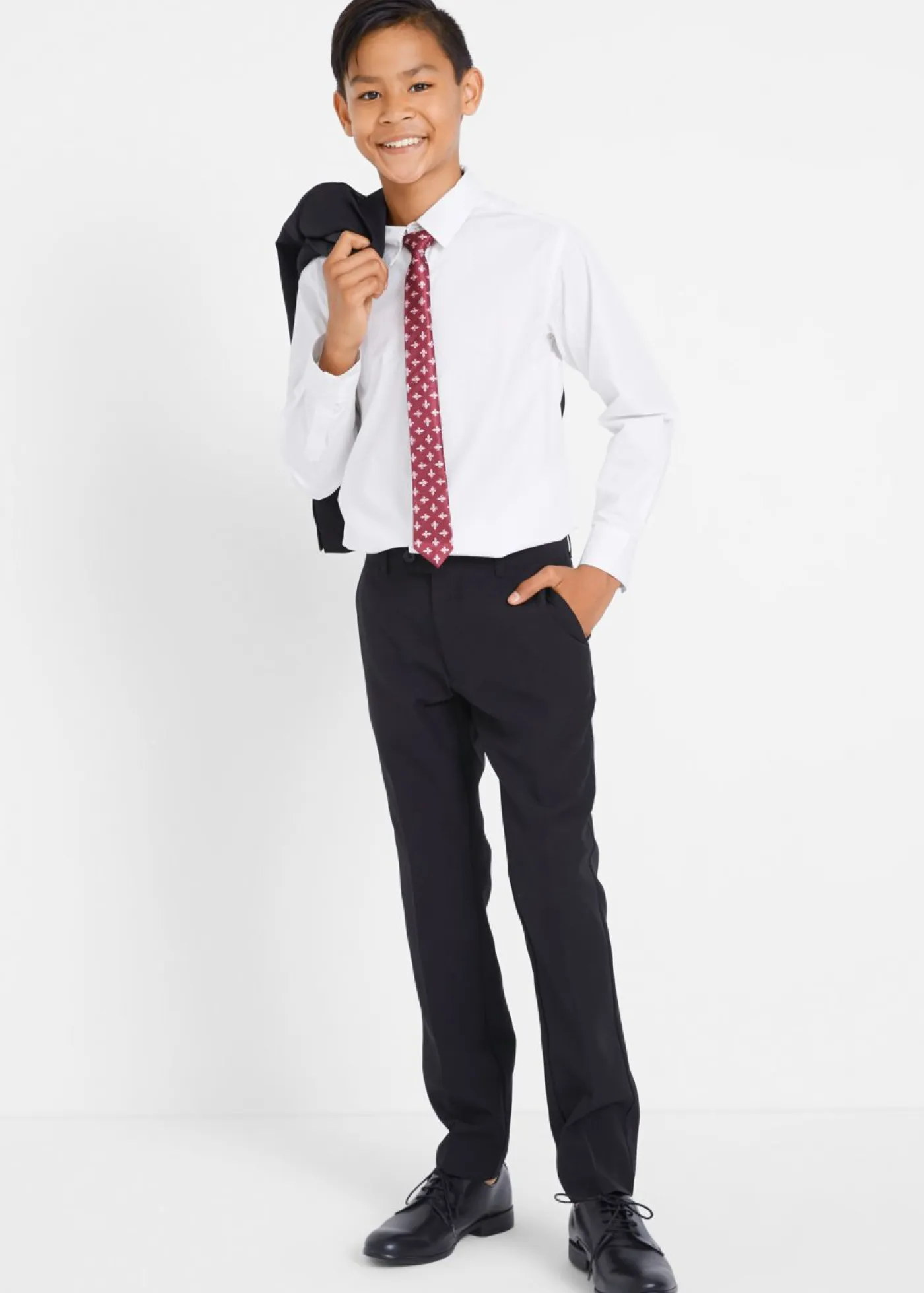 Niños bonprix bonprix Traje (4 piezas) con camisa y corbata