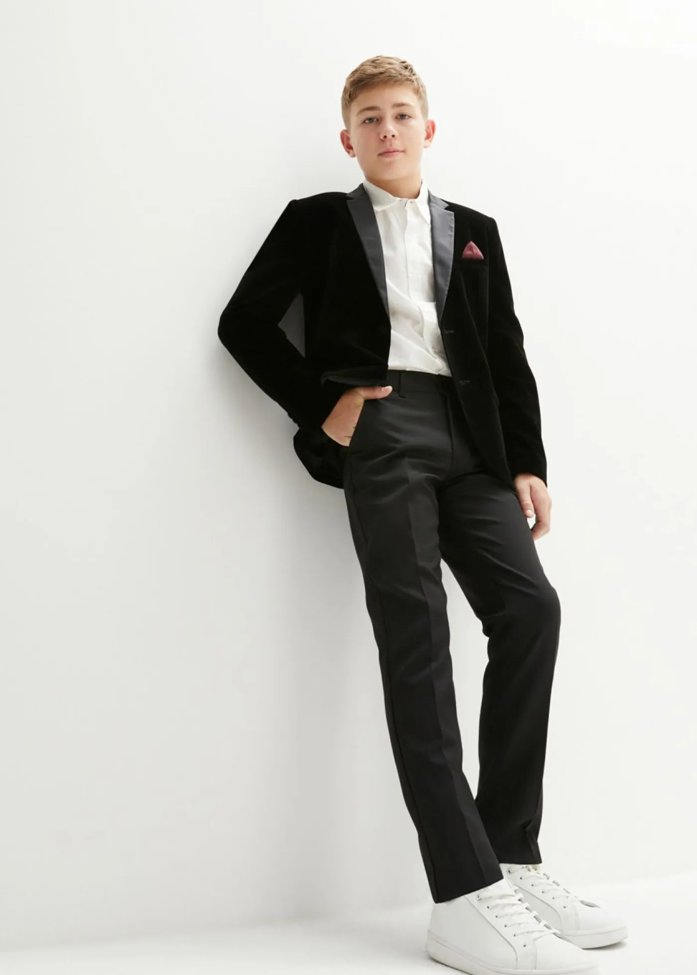 Niños bonprix bonprix Traje (4 piezas) con camisa y corbata