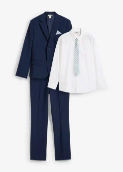 Niños bonprix bonprix Traje (4 piezas) con camisa y corbata