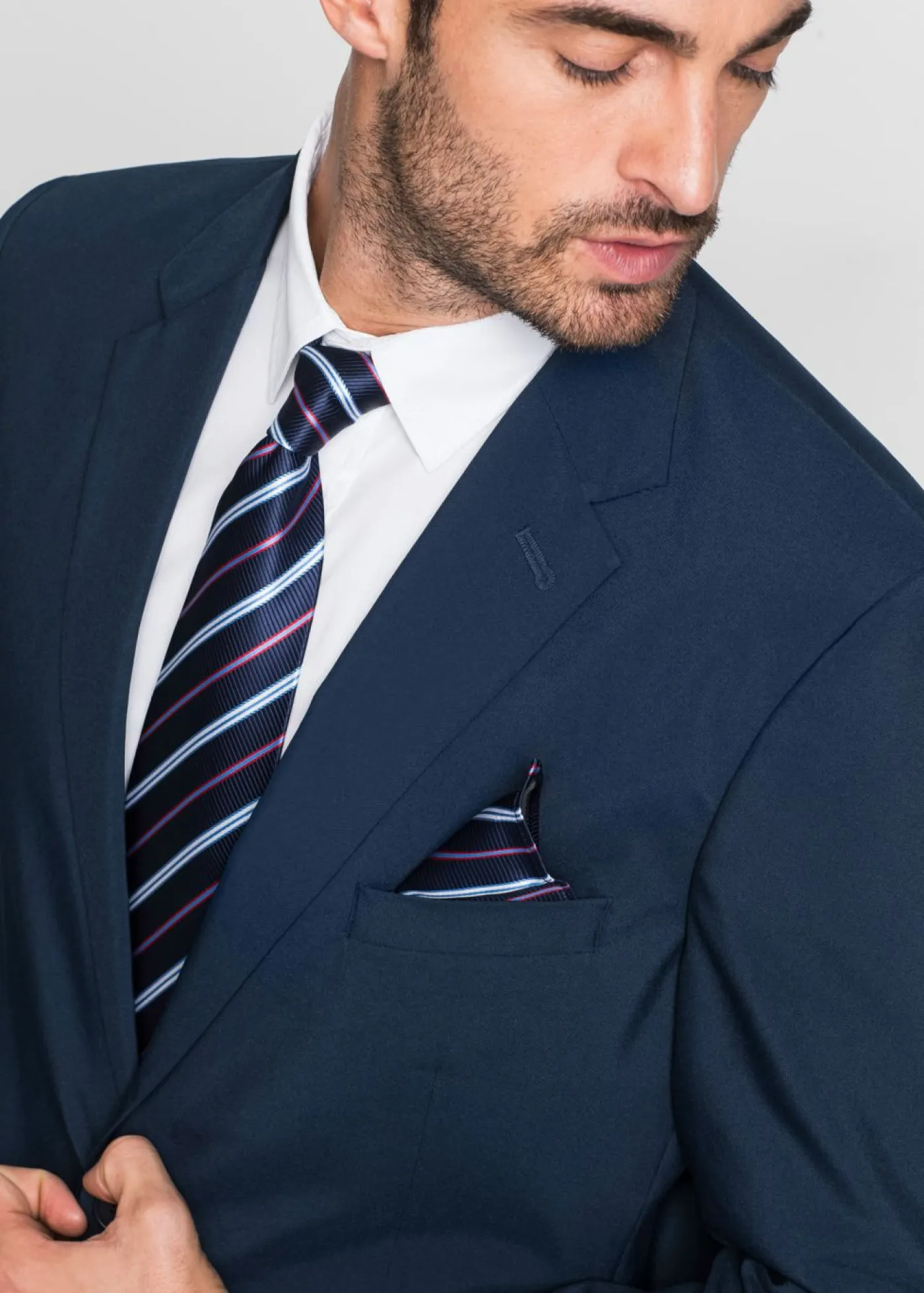 Hombre bonprix bonprix Traje (2 piezas) de corte regular