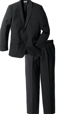 bonprix bonprix Trajes>Traje (2 piezas) de corte regular Negro
