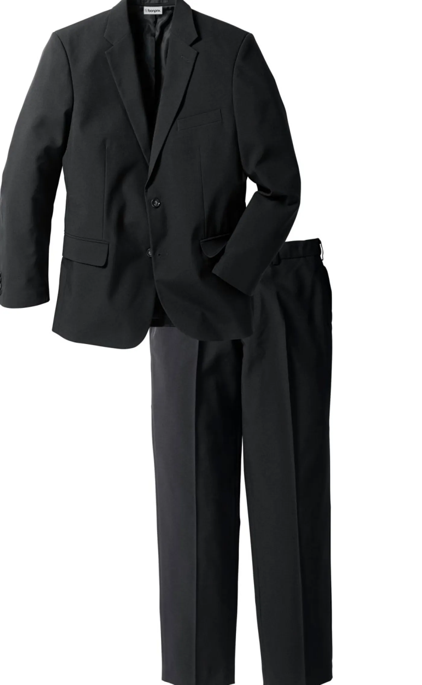 bonprix bonprix Trajes>Traje (2 piezas) de corte regular Negro