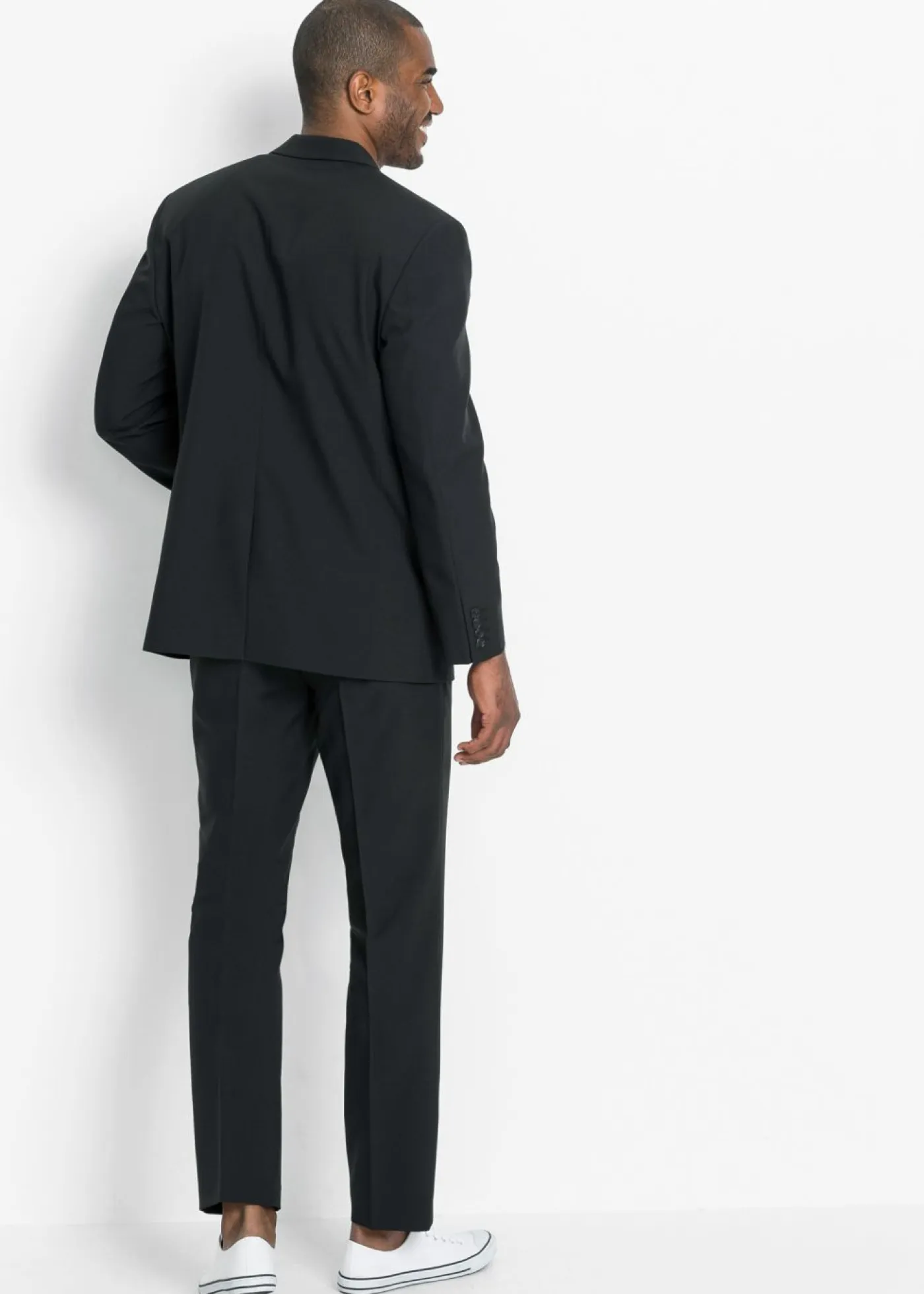 bonprix bonprix Trajes>Traje (2 piezas) de corte regular Negro