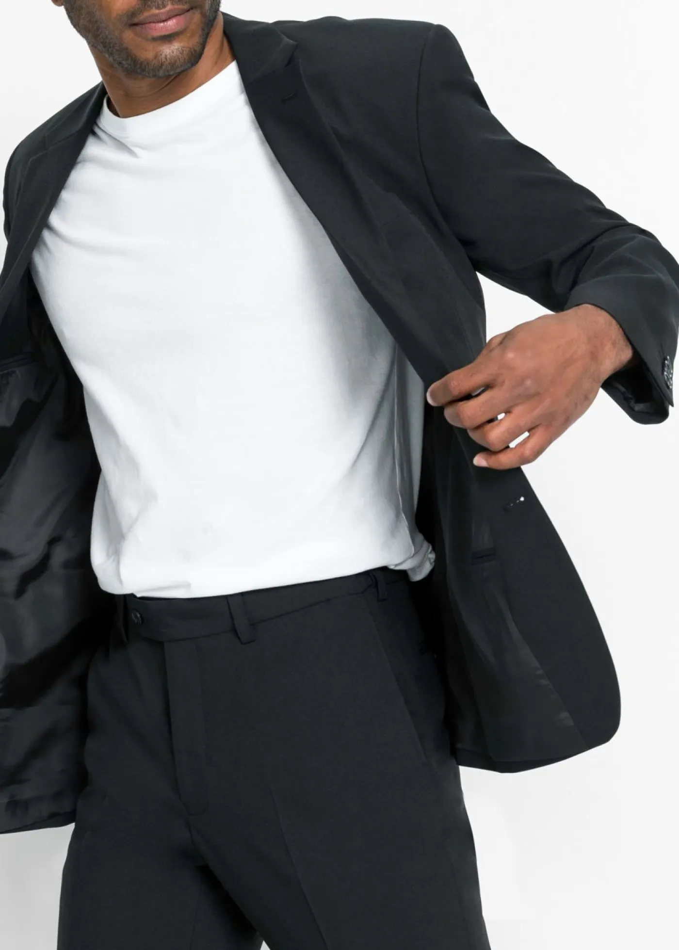 bonprix bonprix Trajes>Traje (2 piezas) de corte regular Negro