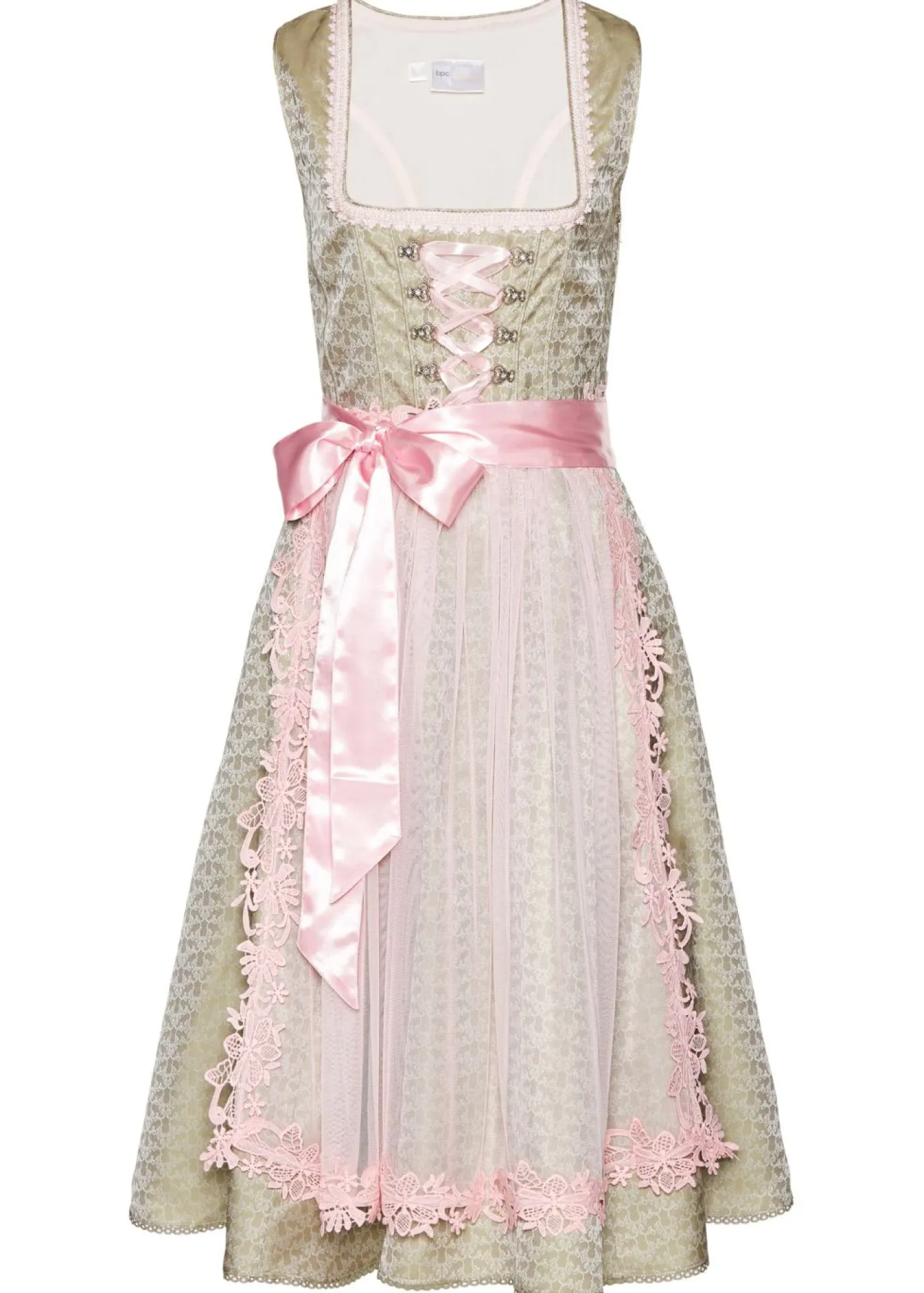 Mujer bonprix bonprix Traje tirolés con perlas (2 piezas)