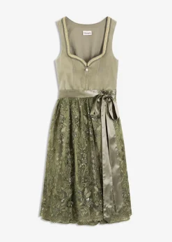 Mujer bonprix bonprix Traje tirolés y delantal (2 piezas)