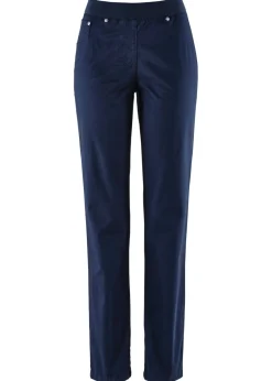 Mujer bonprix bonprix Treggings de sarga de mezcla de algodón elástica