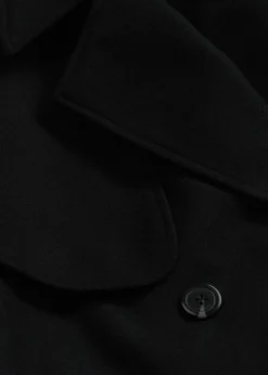 bonprix bonprix Chaquetas Y Abrigos>Trenca con aspecto de lana Negro