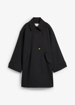 bonprix bonprix Esenciales|Chaquetas Y Abrigos>Trenca en corte A Negro