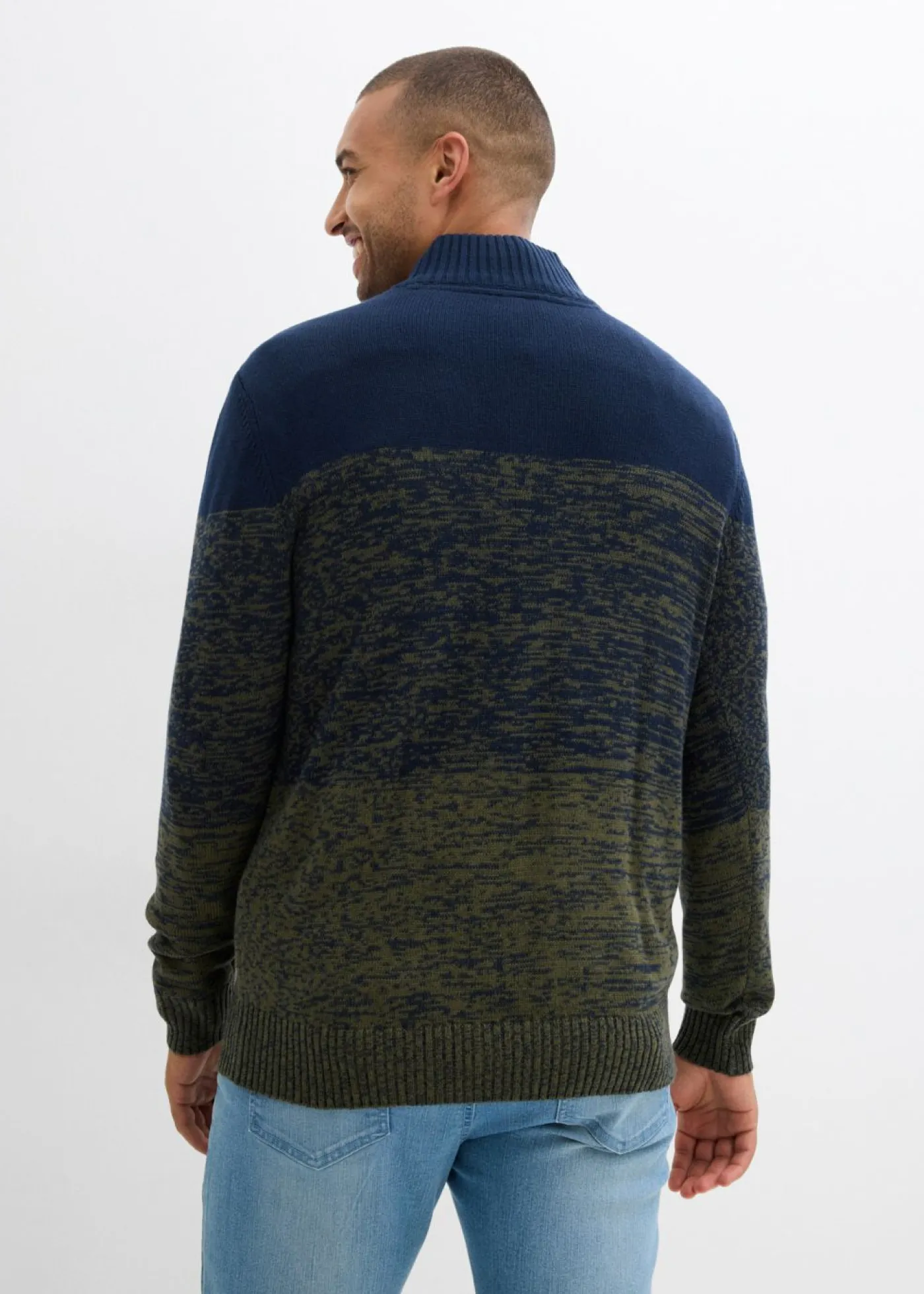 Hombre bonprix bonprix Troyer de suave mezcla de algodón