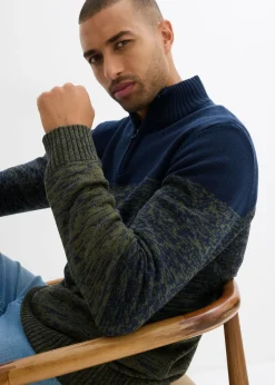 Hombre bonprix bonprix Troyer de suave mezcla de algodón