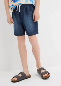 bonprix bonprix Ropa 9 A 16 Años·Shorts>Vaquero corto sin cierre de algodón orgánico con corte regular Denim