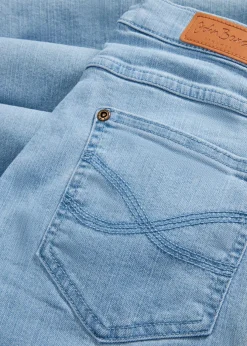 Mujer bonprix bonprix Vaquero de pernera ancha, mid waist, elástico