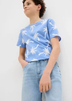 Niños bonprix bonprix Vaquero elástico corto con corte holgado