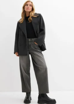 Mujer bonprix bonprix Vaqueros abullonados con talle medio