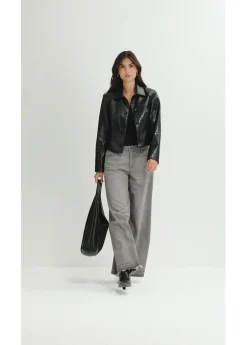 Mujer bonprix bonprix Vaqueros anchos de talle medio con cinturilla cómoda