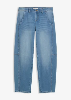 Mujer bonprix bonprix Vaqueros barrel, mid waist